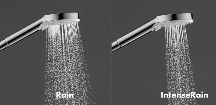 Actual product image hansgrohe HG Handbrause CROMETTA VARIO DN 15 EcoSm Version 9 l/min weiss/chrom (2 Beam types, 9 l/min)