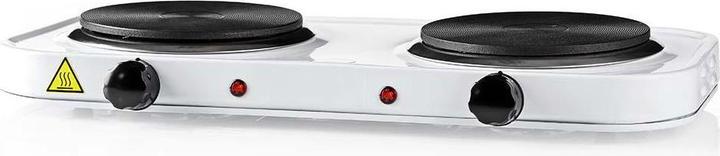 Actual product image Nedis KAEP200EWT2 - Elektrický vařič | Varné zóny: 2 | 2000 W | Ochrana proti přehřátí | Bílá