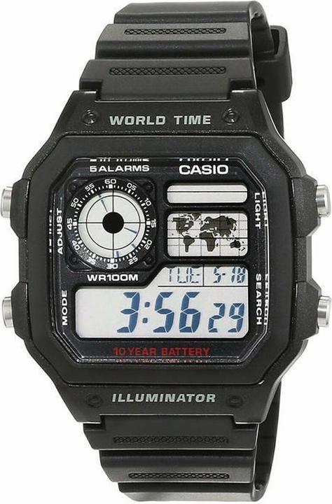 Actual product image Casio Ae-1200wh-1avef (Digital watch, 45 mm)