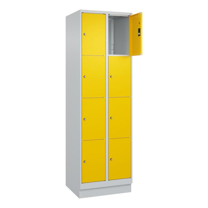 Produktbild C+P Fächerschrank Classic Plus, 4 Fächer übereinander, Abteilbreite 30 cm, mit Sockel (60 cm, 195 cm)