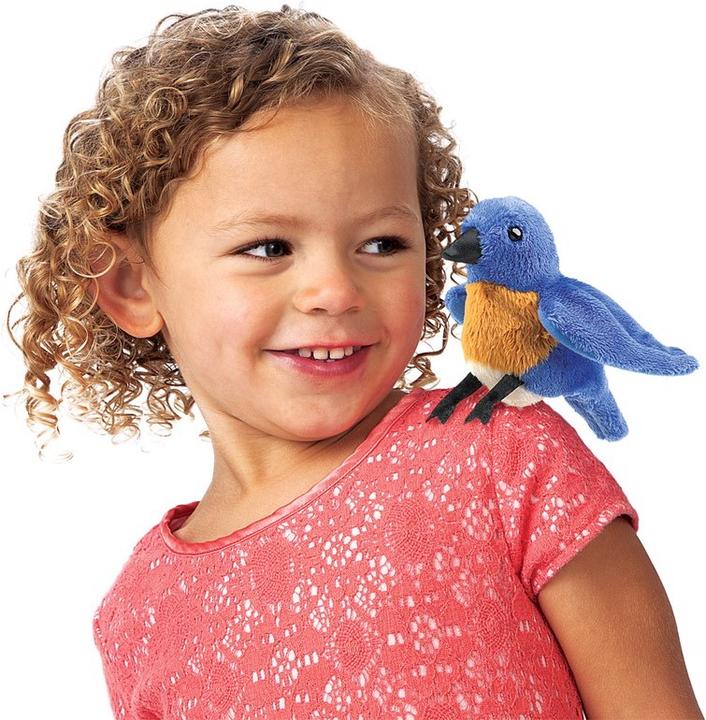 Image du produit Folkmanis Mini oiseau bleu