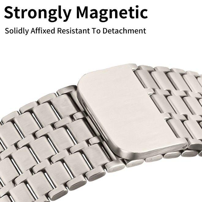 Produktbild MU Classic Stainless Steel Series Edelstahl Armband (42 mm, 44 mm, 45 mm, 24 mm, Edelstahl)