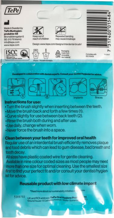 Image du produit TePe Brosses interdentaires Original ISO 7 (8 x, 1.30 mm)