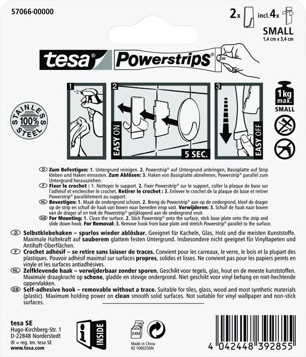 Immagine prodotto tesa Gancio in metallo SMALL