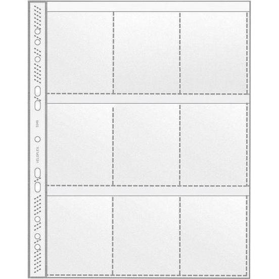 Thumbnail - Magni, Mappe, Veloflex 5349000 - Sammelhülle mit 9 Taschen, DIN A4, Kartentasche, Ausweishülle, glasklar, 100 Stü (A4, 1...