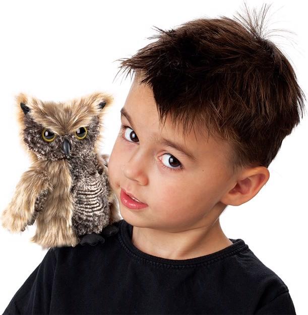 Produktbild Folkmanis Kreisch-Eule