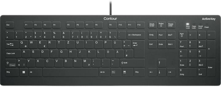 Actual product image CHERRY AK-C8112 MEDICAL KEYBOARD BLACK (CH, Cable)