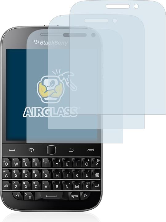 Produktbild BROTECT AirGlass Panzerglasfolie (3 Stück, Blackberry Classic Q20)