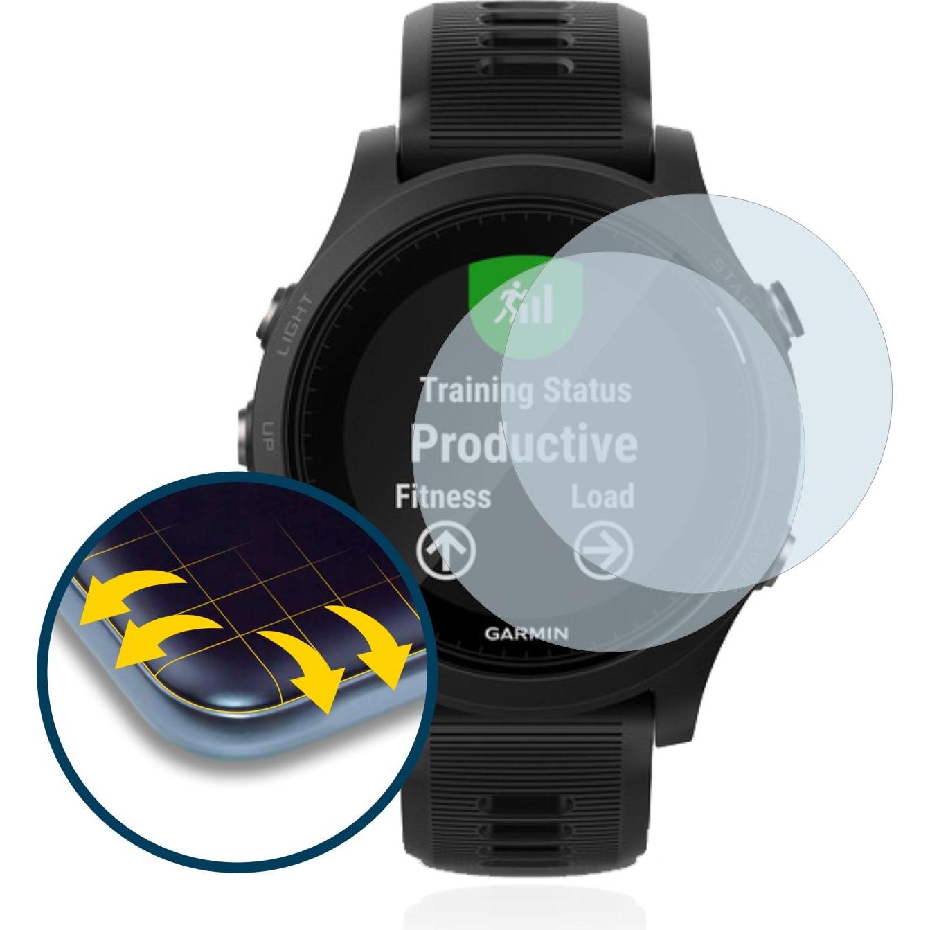 Thumbnail - BROTECT Full-Cover Displayschutz Matt, Smartwatch Schutzfolie, Schwarz
