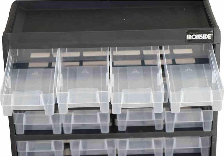 Productafbeelding Ironside Transparant magazijn 21 laden 300 x 135 x 335 mm, kunststof (11 onderdelen)