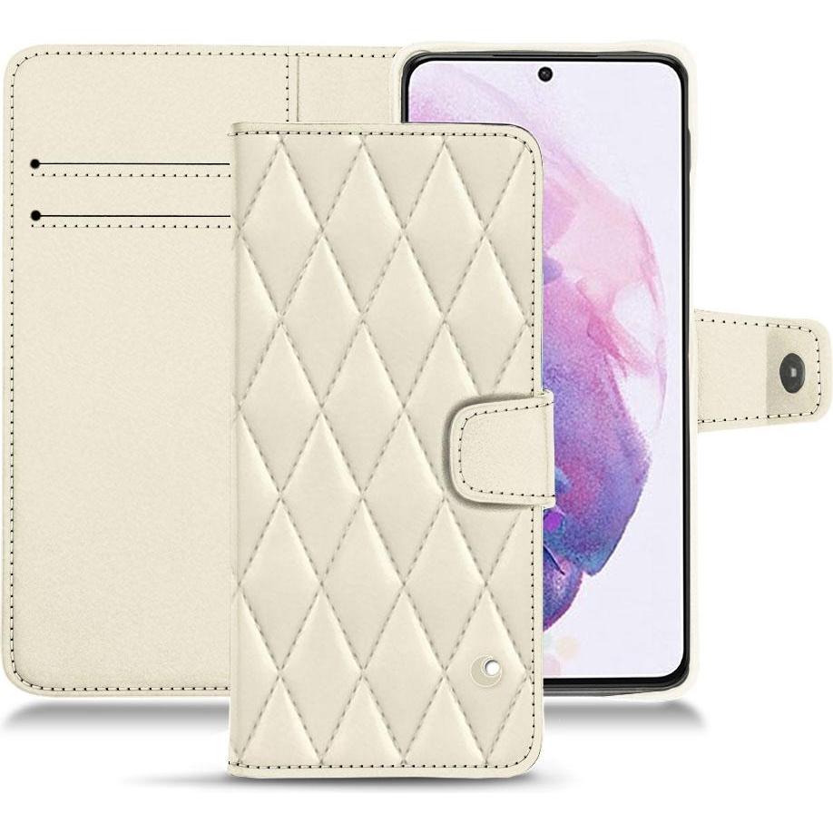 Thumbnail - Noreve Lederschutzhülle Wallet (Samsung Galaxy S21+), Smartphone Hülle, Weiss