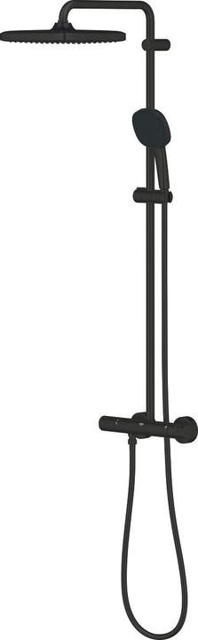 Actual product image Grohe Vitalio Comfort 250 Duschsystem mit Thermostatbatterie, eckig, variable Bohrlöcher, wassersparend, m