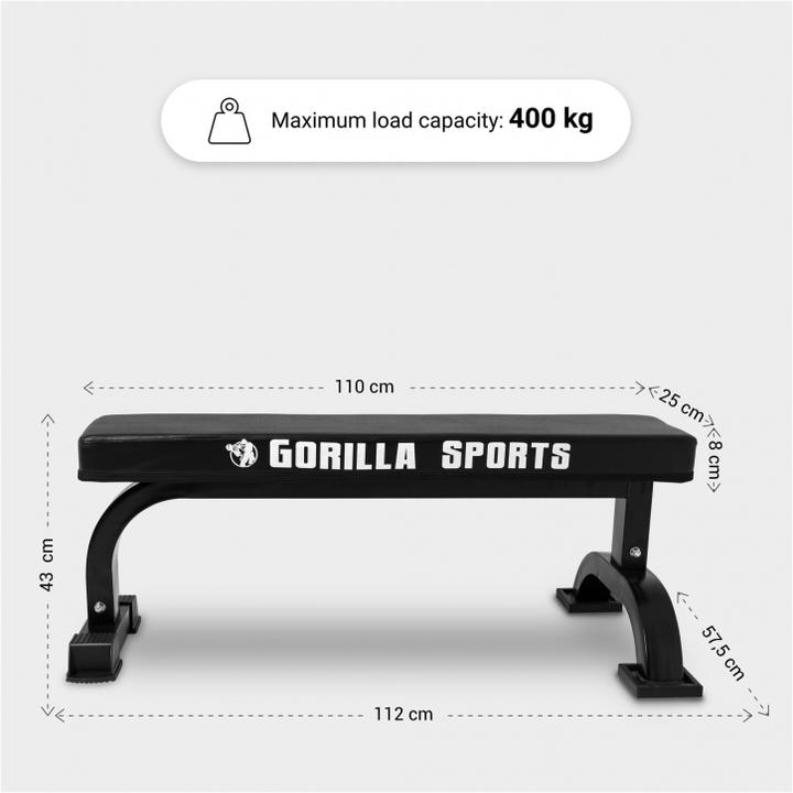 Actual product image Gorilla Sports Flat bench