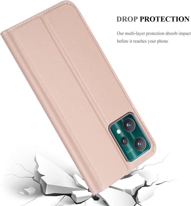 Immagine prodotto Cadorabo Custodia Classy Book per Realme 9 5G / 9 PRO / V25 / Q5 / OnePlus Nord CE 2 LITE 5G (OnePlus Nord CE 2 Lite 5G, Realme 9 Pro+, Vivo V25)