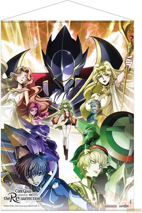 POPbuddies Code Geass Lelouch of the Re:surrection Wallscroll Key Art Visual 50 x 70 cm