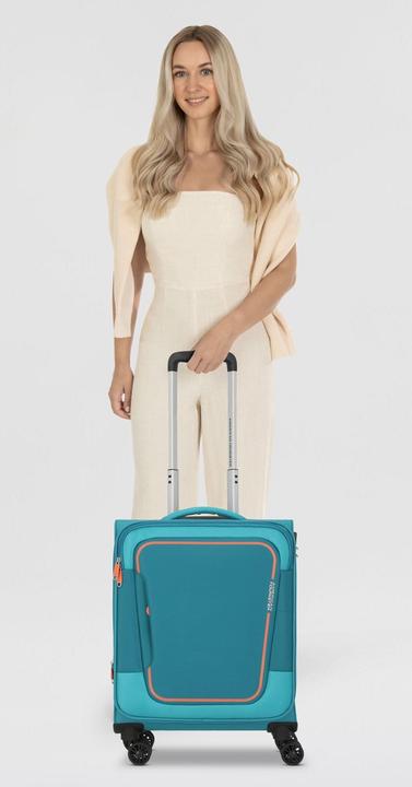 Actual product image American Tourister Case & Trolley Pulsonic Spinner 55 EXP (35 l)
