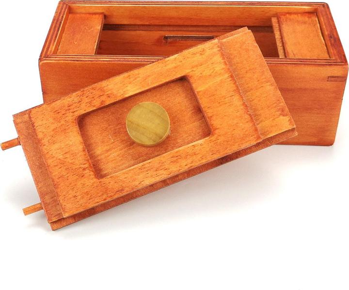 Actual product image Fridolin Trick Box for "Money Notes" -red/buttons