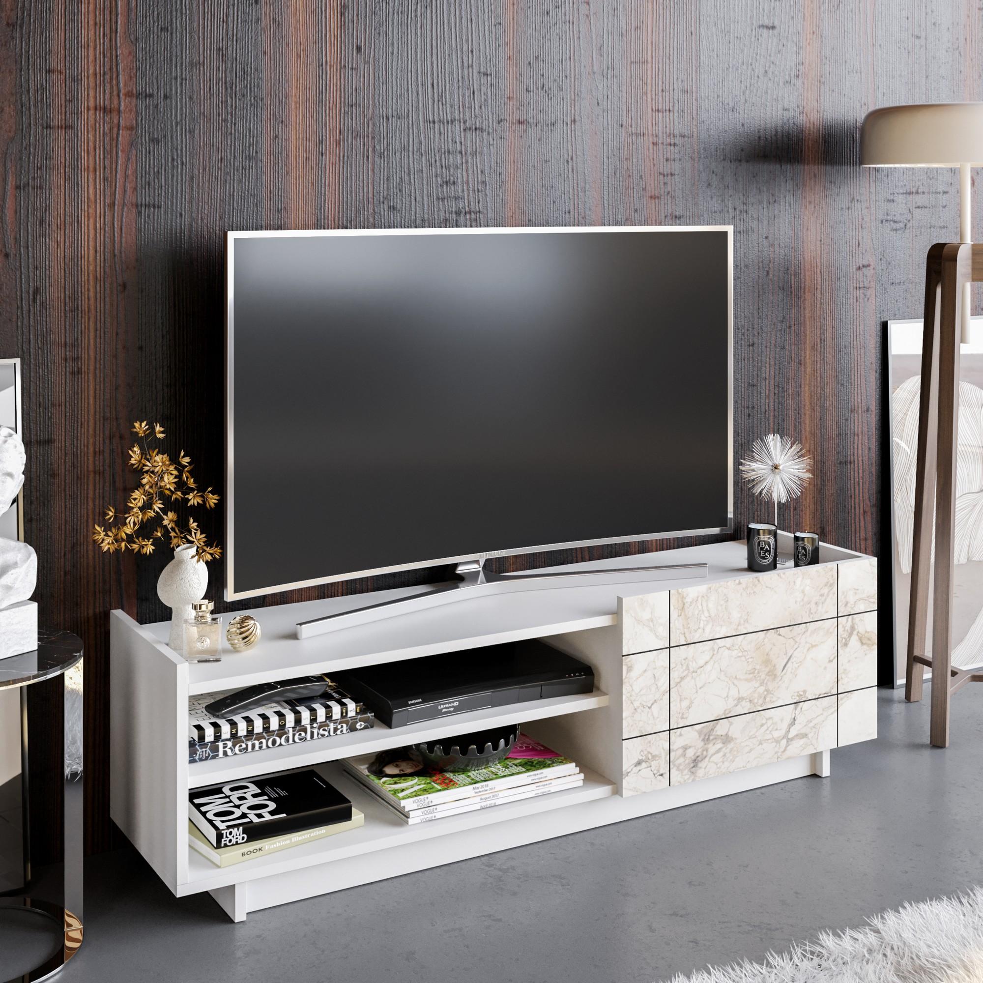 Thumbnail - Hanah Home, TV Möbel, Erik (140 x 37 x 41.5 cm)