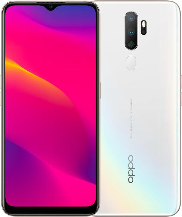Produktbild OPPO A5 (2020) EU-Version (64 GB, Dazzling White, 6.50", Dual SIM + SD, 12 Mpx, 4G)