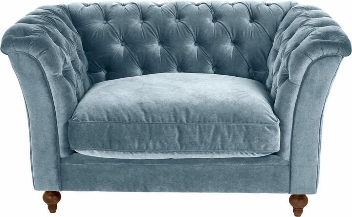 Produktbild Loberon Sofa Clères blau (2-Sitzer)