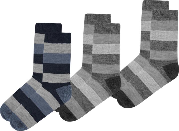 Produktbild Normani 6 Paar Alpakasocken breitgestreift (6er Pack, 39 - 42)