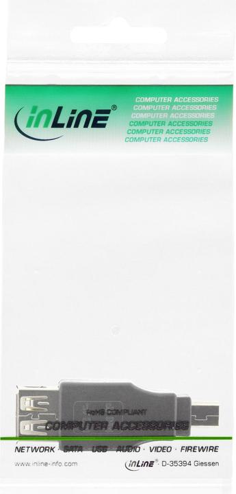 Image du produit InLine Adaptateur USB 2.0 (USB-A, Mini USB)
