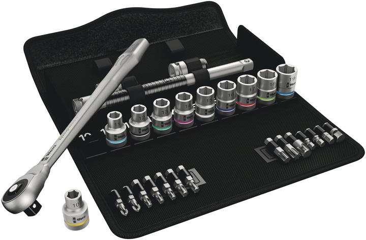Wera 8100 SC 7 Jeu cliquet Zyklop Metal