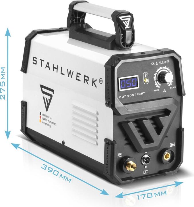 Produktbild Stahlwerk Plasmaschneider CUT 50 ST IGBT mit 50 Ampere, bis 14mm Schneidleistung