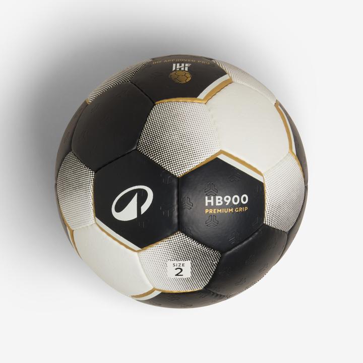 Produktbild Kipsta Handball Grösse 2 - H900 weiss/schwarz (2)