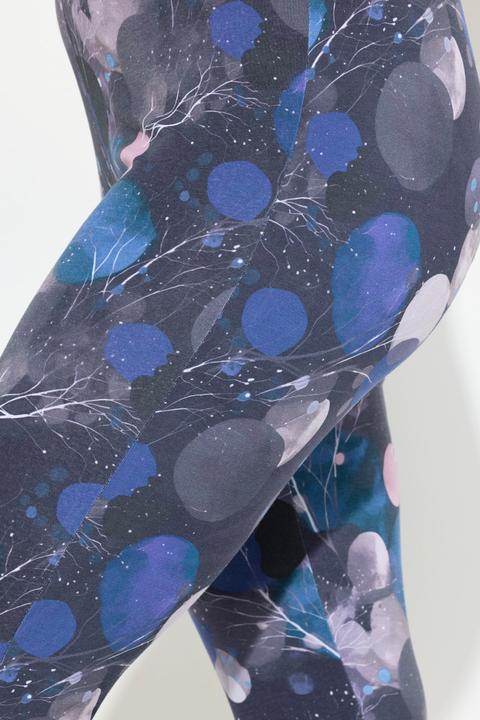 Immagine prodotto Ulla Popken Leggings di cotone biologico con stampa grafica e orlo elastico (46, 48)