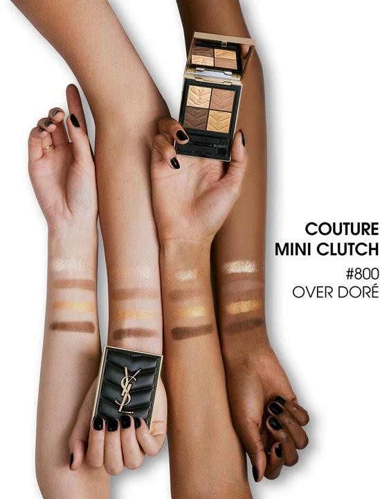 Actual product image Yves Saint Laurent Couture Mini Clutch (800 Ove Dore) (Gold)