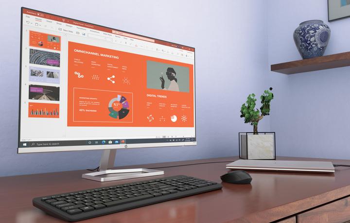 Actual product image HP M27fq (2560 x 1440 pixels, 27")