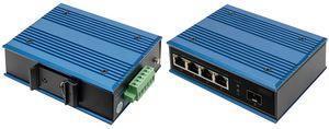 Immagine prodotto Digitus Switch Ethernet industriale da 4 porte 10/100Base-TX a 100Base-FX (4 porte)
