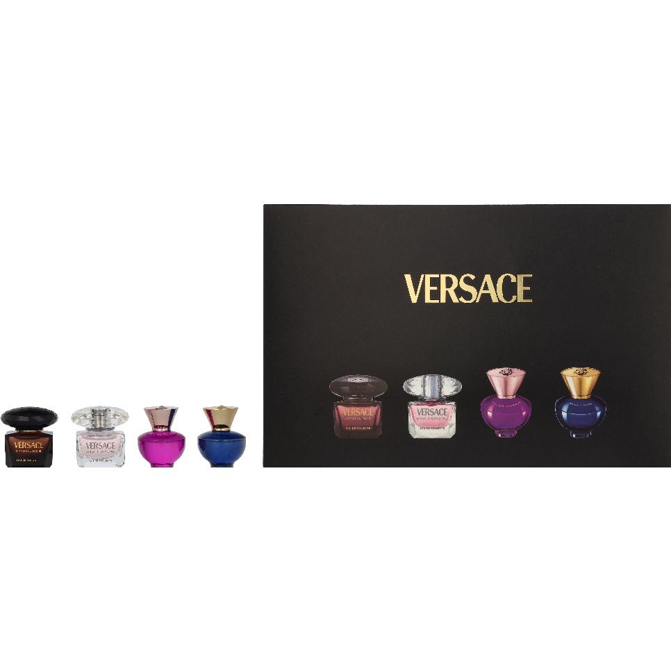 Versace, Set regalo bellezza, Set di miniature Donna (Set di profumi)