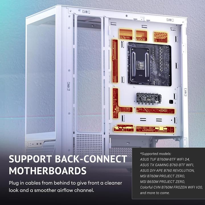 Actual product image Antec Go Gamer C7 ARGB White Full Tower white retail (ATX, ITX, mATX)