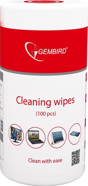 Actual product image Gembird Cleaning cloths (wipes) (100 x)