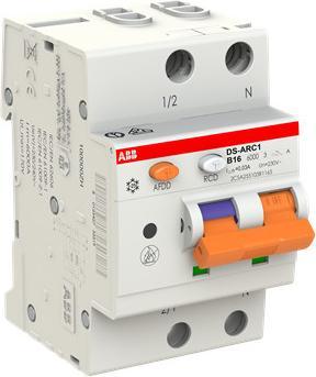 Actual product image Busch-Jaeger Busch-Jäger AFDD+FI/LS DS-ARC1A-B16/0,03, 6kA, 3TE Fault arc protective device+FI/LS DS-ARC1