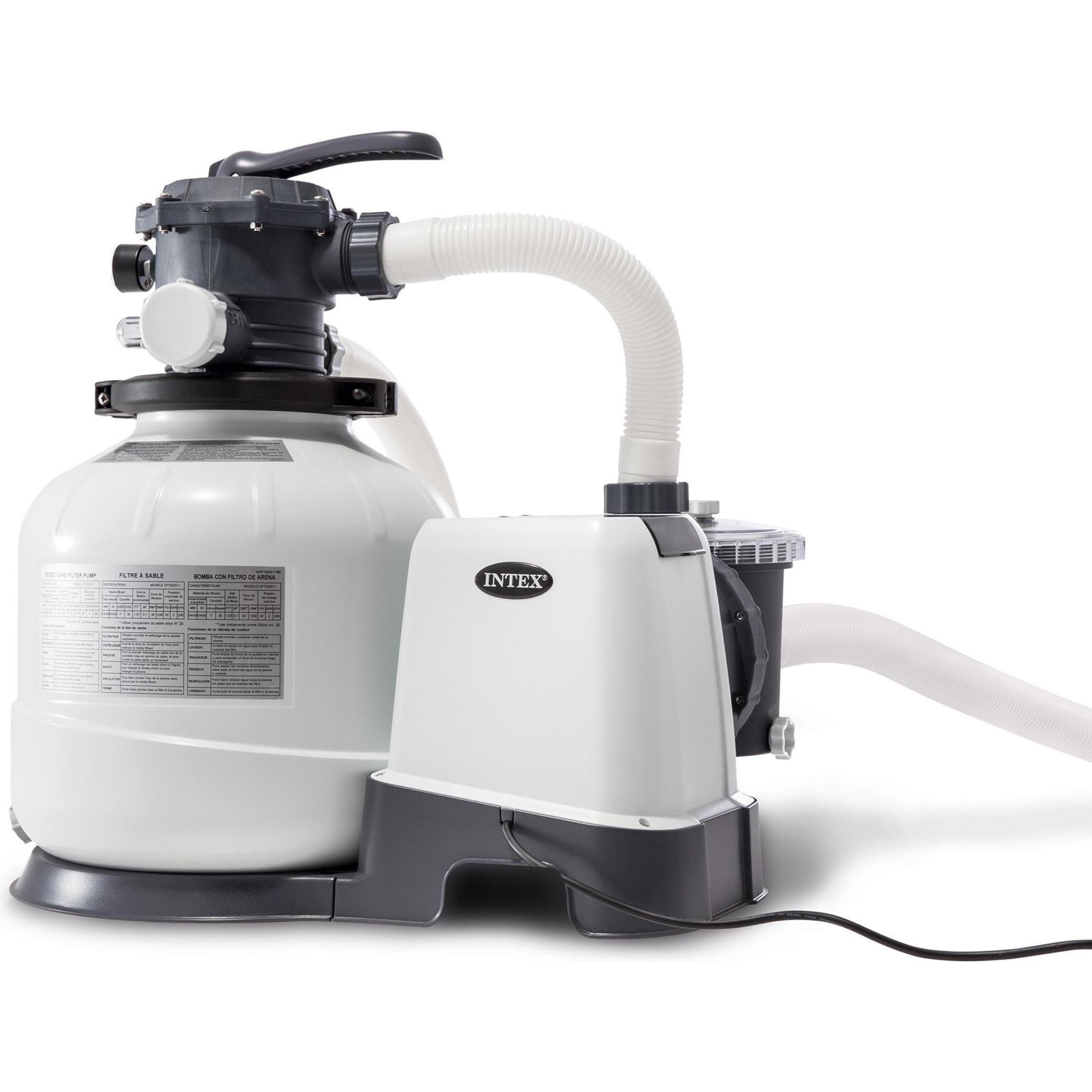Intex, Pooltechnik, Krystal Clear Sandfilterpumpe