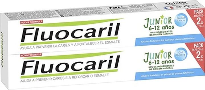 Image du produit Fluocaril Junior Bubble Gel Toothpaste 75ml - Pack de 2 (75 ml)