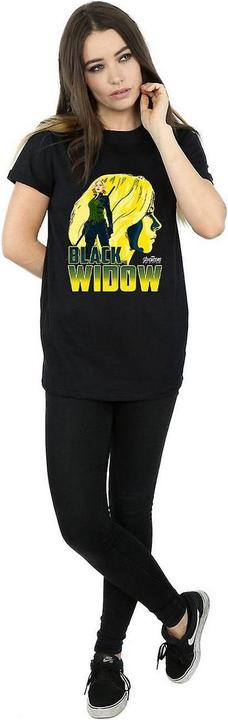 Image du produit Avengers Infinity War Femme/Les femmes - T-shirt boyfriend en coton Black Widow (XL)