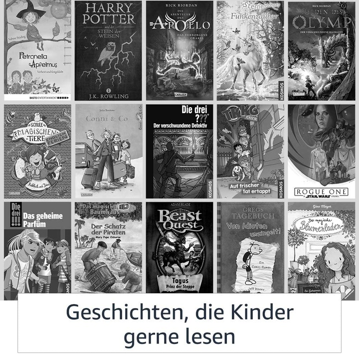 Produktbild Amazon Kindle Kids Edition without Special Offers inkl. Hülle (2019) (6", 8 GB, Schwarz, Blau)