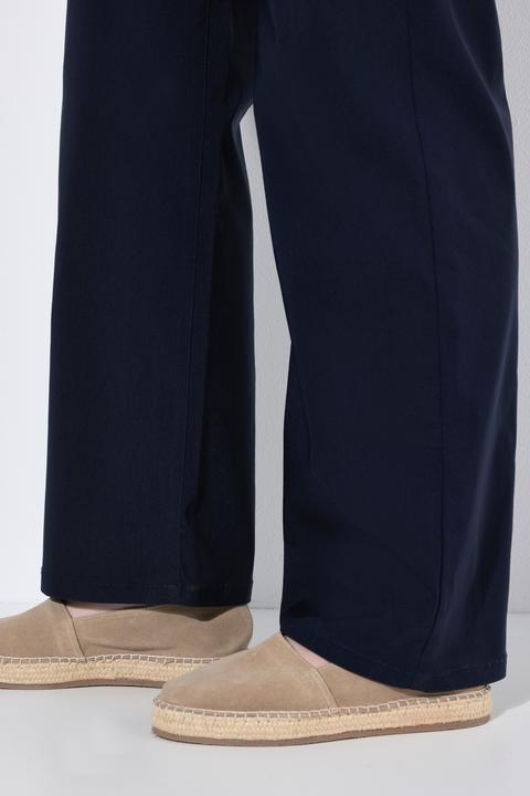 Produktbild Ulla Popken Bengalinhose Mary, weites Bein, Elastikbund, Stretch (60)