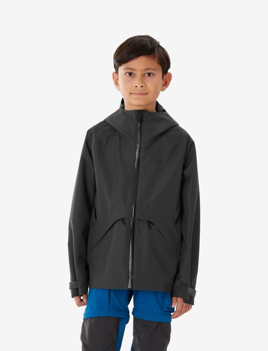 Produktbild Quechua Boys’ waterproof hiking jacket, 7-15 years, MH900 - Black