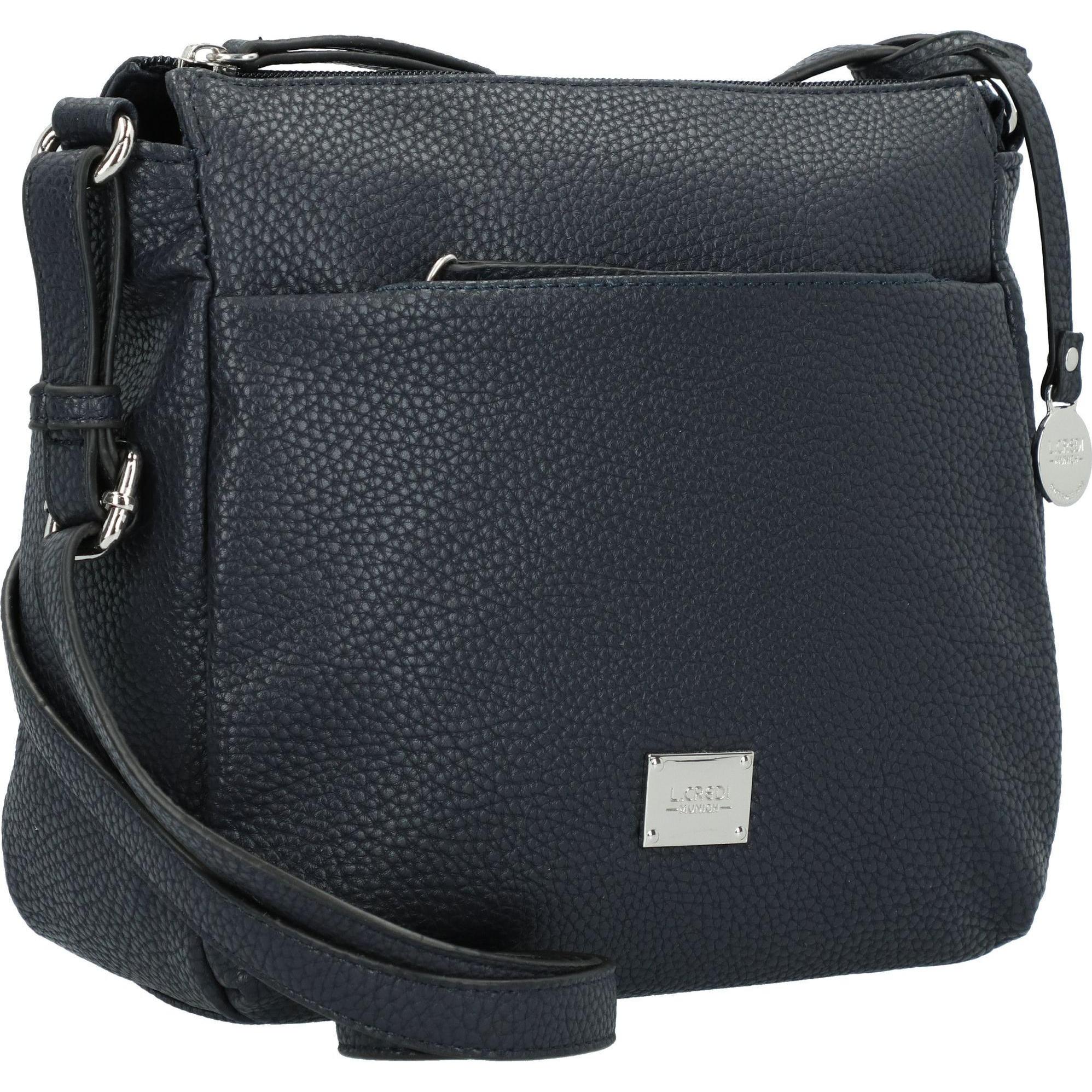 Thumbnail - L.Credi, Handtasche, Budapest Umhängetasche 25 cm, Blau