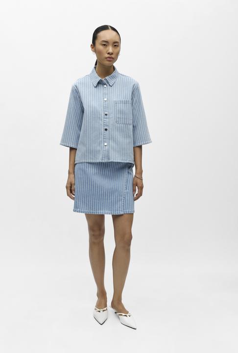 Produktbild Object Cropped Denim Hemd (38)