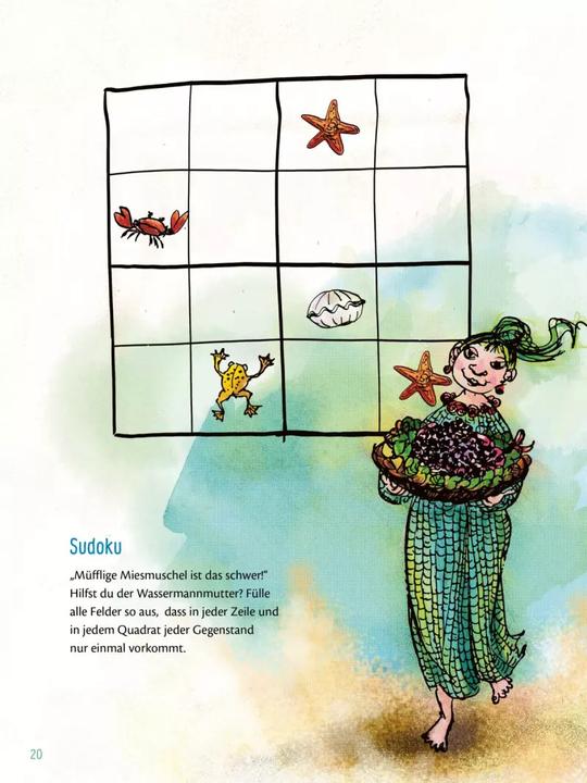 Produktbild Mein grosses Rätselbuch vom kleinen Wassermann (Deutsch, Mathias Weber, Otfried Preussler, 2021)