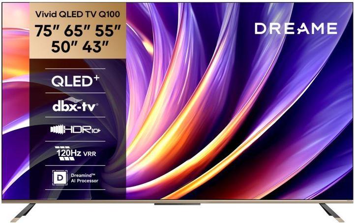 Dreame TV TV 65 4K Ultra HD 3840 x 2160 pixels 16:9 QLED Black (65", QLED, 4K, 2025)