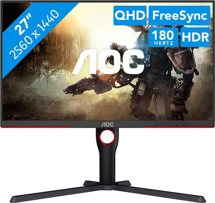 Produktbild AOC Q27G3XMN/BK (2560 x 1440 Pixel, 27")