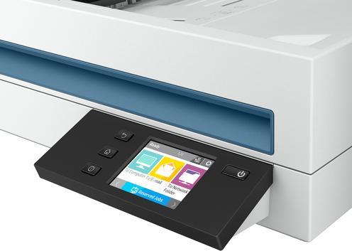 Produktbild HP ScanJet Pro N4600 fnw1/scan up to 40ppm/100-page ADF with automatic single-pass two-sided scanning/N (Ethernet, LAN, RJ45, USB, WLAN)