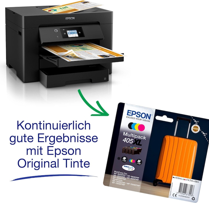 Produktbild Epson WorkForce WF-7830DTWF (Tintenpatrone, Schwarz-Weiss)